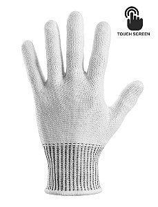 Luva Danny Acoflex DA-12.580 CA 47320 Anticorte Branca para Indústria e Vidraçaria