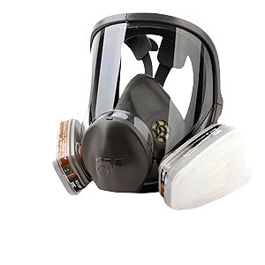 Máscara Facial Inteira 3M Série 6800 CA 7298