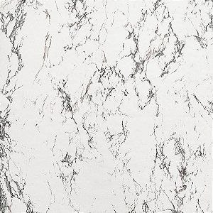 Papel De Parede Adesivo Efeito Marmorizado Branco - 5M