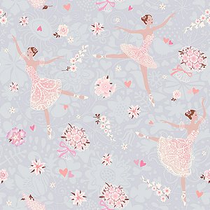 Papel De Parede Adesivo Bailarina - 5M