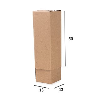 CAIXA TUBO 2 - 13X13X50 cm a 13x13x96 cm
