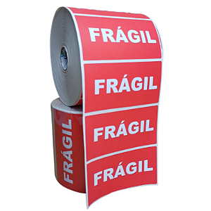 Etiqueta Frágil - 10x5 cm