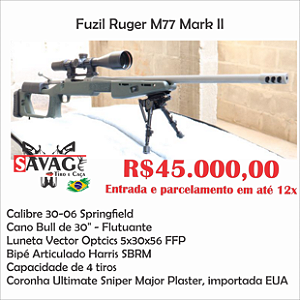 FUZIL RUGER M77 MARK II - 30-06 Springfield