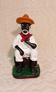 PRETO VELHO - MOD 3 - RESINA - 10 CM