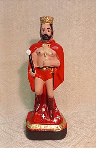 EXU REI DAS 7 ENCRUZILHADAS - GESSO - 20 CM