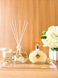 Kit Lavabo Verbena Home c/Bandeja Acrílica