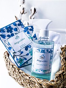 Kit Água de Passar + 6 Sachês Algodão