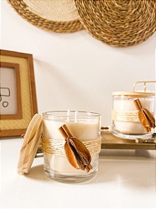 Kit Vela  Maça & Canela + Refil de Sua Escolha 200g