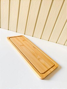 Bandeja Bambu Retangular