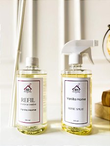 kit Refil + Home spray Vanilla Home 500ml