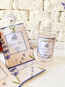 Kit Água Perfumada Lavanda Home + 3 Sachês