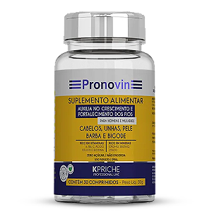 Pronovin Suplemento Vitamínico Kpriche Cresce Cabelo C/30