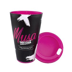 Copo Fun com tampa Musa Indelicada