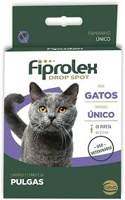 FIPROLEX GATOS - PIPETA PULGA E CARRAPATO