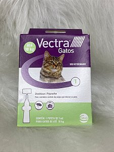 Vectra Gatos 1 Pipeta P/ Gatos De Até 10kg