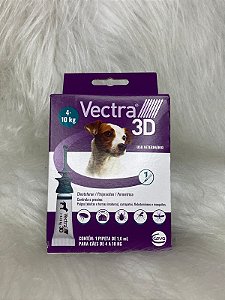 Vectra 3D Ceva de 4 a 10Kg, pipeta com 1,6mL