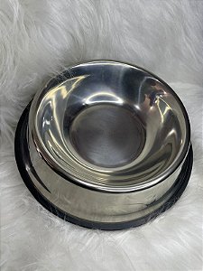 Comedouro Tigela Cachorro Antiderrapante Inox