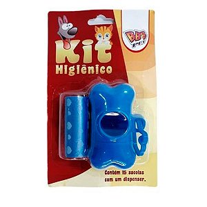 Kit Higiênico Bbb Pet com 15 Sacolas + Dispenser