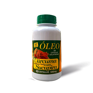 Cúrcuma Açafrão Da Terra Com Sucupira 60 Cápsulas 500mg - Nutrifonte