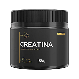 Creatina Monohidratada Pura 300g QualyNutri - Suplemento para Ganho de Massa Muscular e Energia