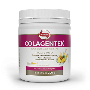 Colagentek - Colágeno Hidrolisado 300g Sabor Abacaxi Vitafor