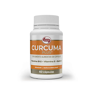 Curcuma Plus 60 Cápsulas Vitafor Suplemento Natural Premium