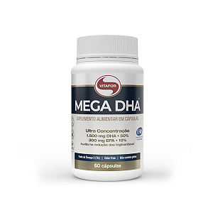 Mega DHA 500mg - 60 Cápsulas | Vitafor