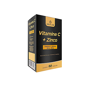 Vitamina C com Zinco 60 Cápsulas Gold Lab – Suporte Nutricional Diário