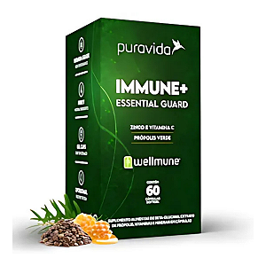 Immune+ Puravida 60 Cápsulas – Suplemento Premium com Nutrientes Essenciais