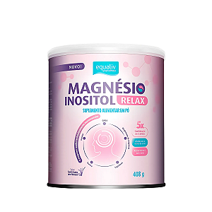 Magnésio Inositol Relax Gaba 408g – Suplemento em Pó para Bem-Estar e Equilíbrio