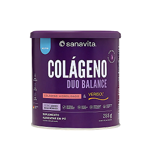 Colágeno DUO Balance AH Sanavita 285g Neutro – Suplemento em Pó Premium