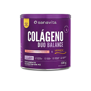 Colágeno DUO Balance Sanavita Abacaxi com Hortelã 330g – Suplemento em Pó