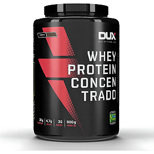 Whey Protein Concentrado DUX Nutrition 900g Chocolate Branco | Proteína do Soro do Leite (WPC)