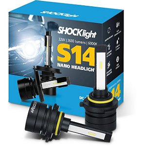 SHOCKLIGHT S14 NANO HB3 HB4 6000K 12V 32W 3600LM