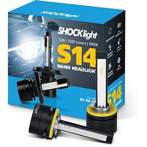 SHOCKLIGHT S14 NANO H27 6000K 12V 32W 3600LM