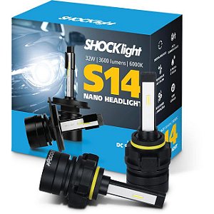 SHOCKLIGHT S14 NANO H16 6000K 12V 32W 3600LM