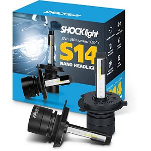 SHOCKLIGHT S14 NANO H4 6000K 12V 32W 3600LM