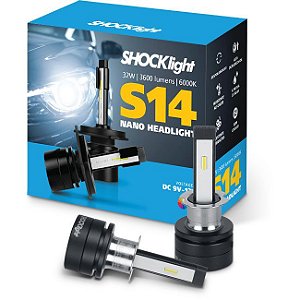 SHOCKLIGHT S14 NANO H3 6000K 12V 32W 3600LM
