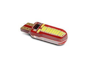 LAMPADA LED T10 24 LEDS SILICONE 6000K 12V