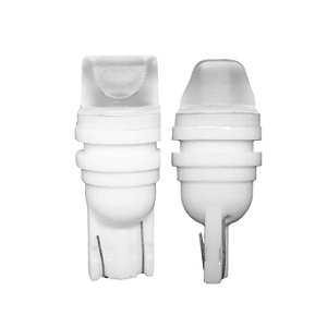 LAMPADA LED T10 3 LEDS CERAMICA 6000K 12V JATEADO