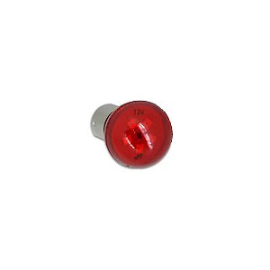 LAMPADA LED 2 POLOS 5 LEDS 12V VERMELHA