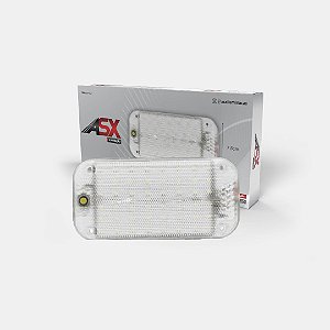ASX LUMINARIA COM BOTAO LIGA E DESLIGA 48 LEDS 8W 1000 LUMENS 12-24V