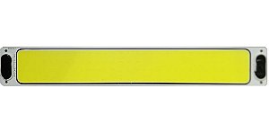 LUMINARIA COLB 120 LEDS RETANGULAR 40X6CM COM BOTAO 12-36V
