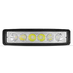 FAROL DE LED RETANGULAR 6 LEDS 6000K 18W 12-24V 14X4X3CM