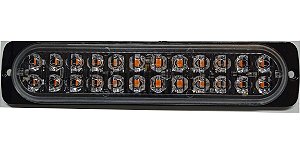 STROBO 24 LEDS AMBAR 16 EFEITOS 12-24V