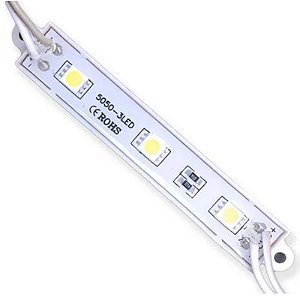 MODULO LED 3 LEDS SMD 5050 BRANCO 12V 90X14MM