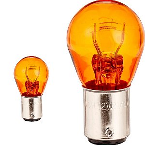 LAMPADA HALOGENA 1034 BAY15D 2 POLOS 1500K 21/5W 12V AMBAR