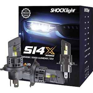 SHOCKLIGHT S14X NANO H4 6500K 12V 22W 5000LM
