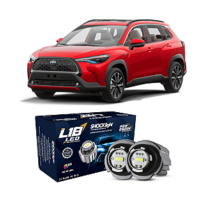 LED L1B 6500K 2500 LUMENS 9~18V (LINHA TOYOTA) LAMPADA FAROL MILHA COROLLA CROSS YARIS HILUX