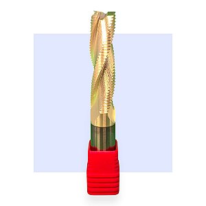 FRESA 20 MM X 75 3 CORTES ESPIRAL UP CUT SERRILHADA - MADEIRA - YIEX GOLDEN